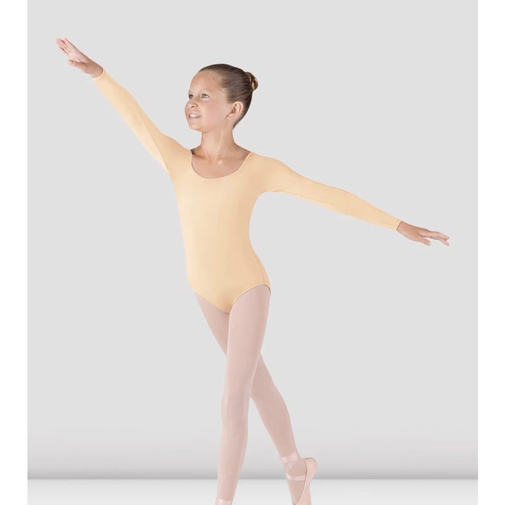 Bloch Nude long sleeved leotard .